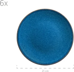Mäser 931945 Frühstücksset Ossia Für 6 Personen, Steinzeug, Blau (1 Set, 18-teilig) -Esstisch Lieferungen Rabatte ed3fe77492461c9fdeaed79c5fef7ba0