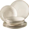 Mäser 931371 Nottingham Vintage Tafel-Service Für 4 Personen Mit Speiseteller Und Suppenteller Im Retro-Look, Steinzeug, Beige, 8-teilig (1 Set) -Esstisch Lieferungen Rabatte ee666fbe5eb46818766ac4ea08cb30bd
