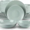 Tafelservice Steingut, Vancasso SABINE 32-teiliges Geschirrset, Modernes Kombiservice Für 8 Personen, Sesam Design -Esstisch Lieferungen Rabatte eebb05cad6397de008fa941c433d2048