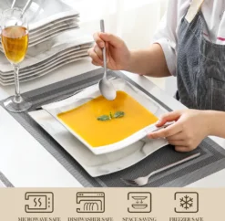 MALACASA, Serie Flora, Marmor Porzellan Tafelservice 12 Teiligen Set Kombiservice Geschirrset Mit Je 6 Speiseteller Und 6 Suppenteller Für 6 Personen 11 MALACASA, Serie Flora, Marmor Porzellan Tafelservice 12 Teiligen Set Kombiservice Geschirrset Mit Je 6 Speiseteller Und 6 Suppenteller Für 6 Personen -Esstisch Lieferungen Rabatte f24680c375189f3132dfac133007cb0a 1