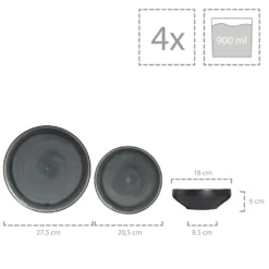 Sänger SÄNGER Steingut Geschirrset Helsinki, Tafelservice 12 Teilig Für 4 Personen -Esstisch Lieferungen Rabatte f4416702493ce460264bf4e6529626f6