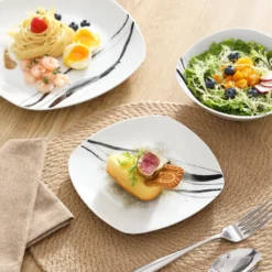 VEWEET Tafelservice 'Teresa' Aus Porzellan 20 Teilig, Geschirrset Beinhatlet Eierbecher, Kaffeetassen, Müslischalen, Dessertteller Und Flachteller, Geschirrservice Für 4 Personen -Esstisch Lieferungen Rabatte f5a46457574160a20bb64d151d445f91