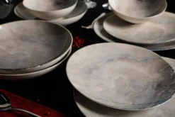 Hermia Concept, Erika,(24 Stücke), Abendessen , Mehrfarbig, 100% Porzellan -Esstisch Lieferungen Rabatte f74dc1040d6619a8e692b979be1955b8