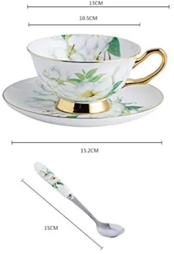 Panbado Floral Kaffeetassen Aus Premium Bone China Porzellan, Beinhaltet 1 Tassen 200 Ml, 1 Untertassen, Und 1 Löffel 10 Panbado Floral Kaffeetassen Aus Premium Bone China Porzellan, Beinhaltet 1 Tassen 200 Ml, 1 Untertassen, Und 1 Löffel -Esstisch Lieferungen Rabatte f819e19d24c00a571de0edd759c53911