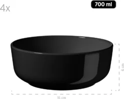 Mäser 931961 Kombiservice Alenia Für 4 Personen, Steinzeug, Schwarz (1 Set, 16-teilig) -Esstisch Lieferungen Rabatte fdfc49c298bd43b0816bc82d751ff9aa