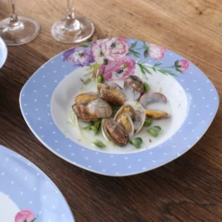 VEWEET 30-teilig Porzellan Tafelservice, Serie 'Hannah', Kombiservice Für 6 Personen, Blau Mit Floral Dekoration -Esstisch Lieferungen Rabatte fee6f9d10420185a6c0c336512081d3b